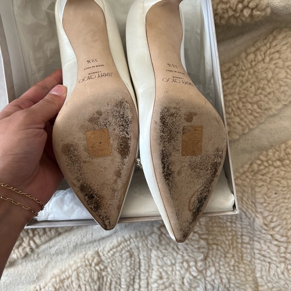 White Jimmy Choo Shoes - Picture 2 of 3